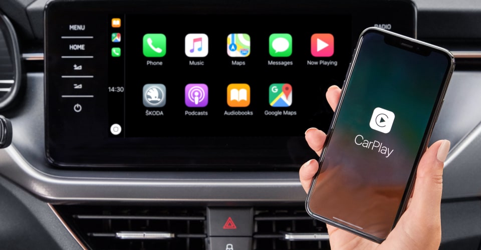 Skoda Kamiq Scala ofrecerá Apple CarPlay Android Auto inalámbrico